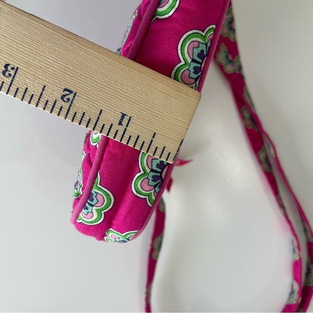 Vera Bradley “Pink Swirls Flower” Crossbody Bag - Picture 9 of 10